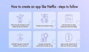 Steps for building a Netflix-like app